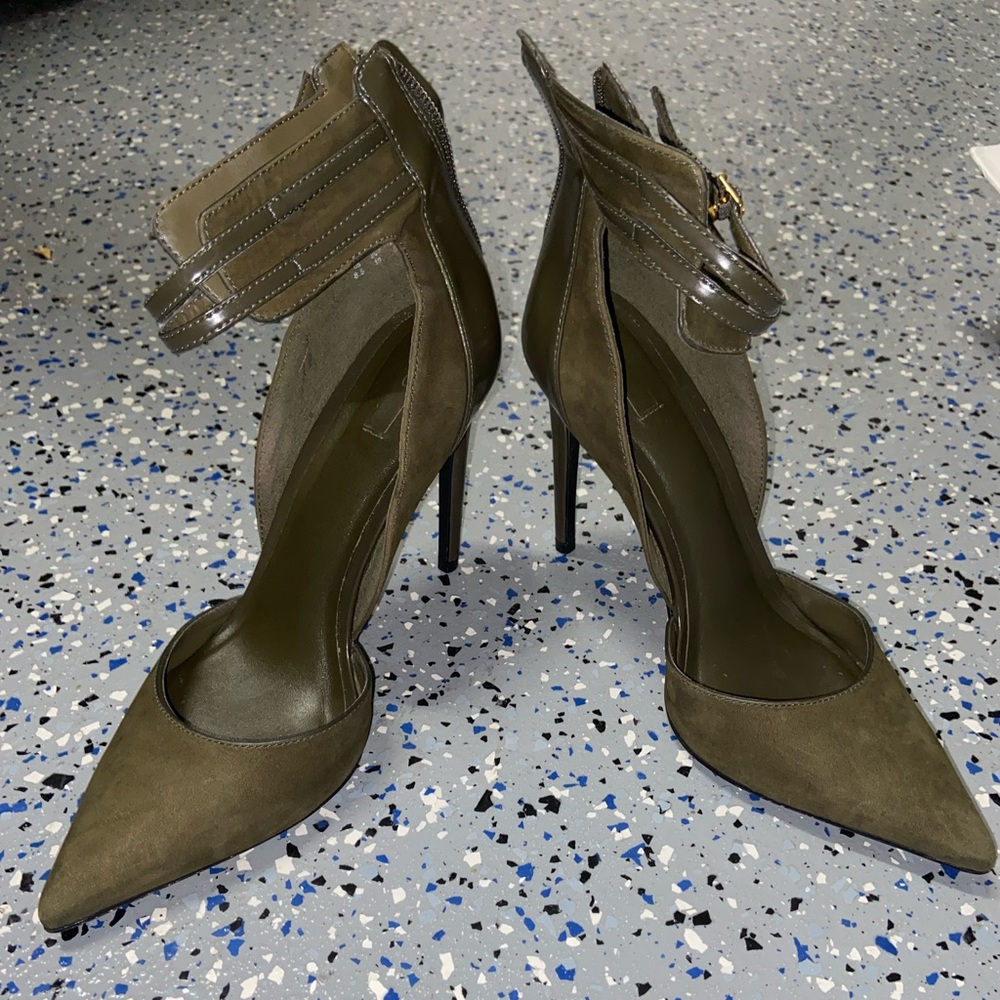 Aldo Dark Olive Heels